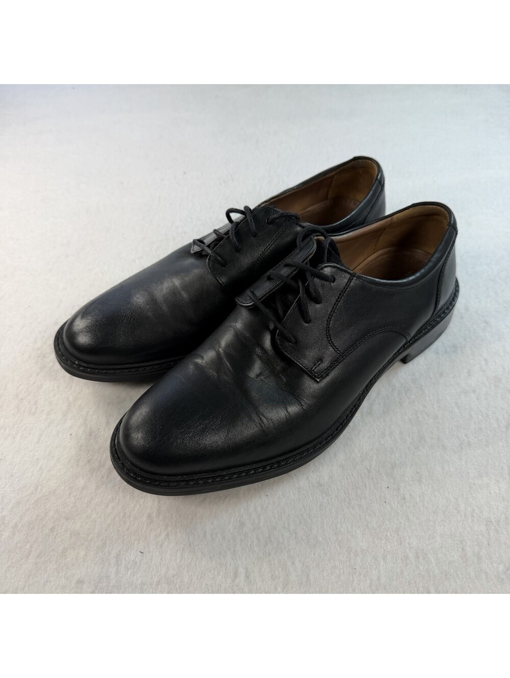 Johnston & Murphy Men's Dress Shoe 9 Black Tabor Plain-Toe Oxford Suit Classy